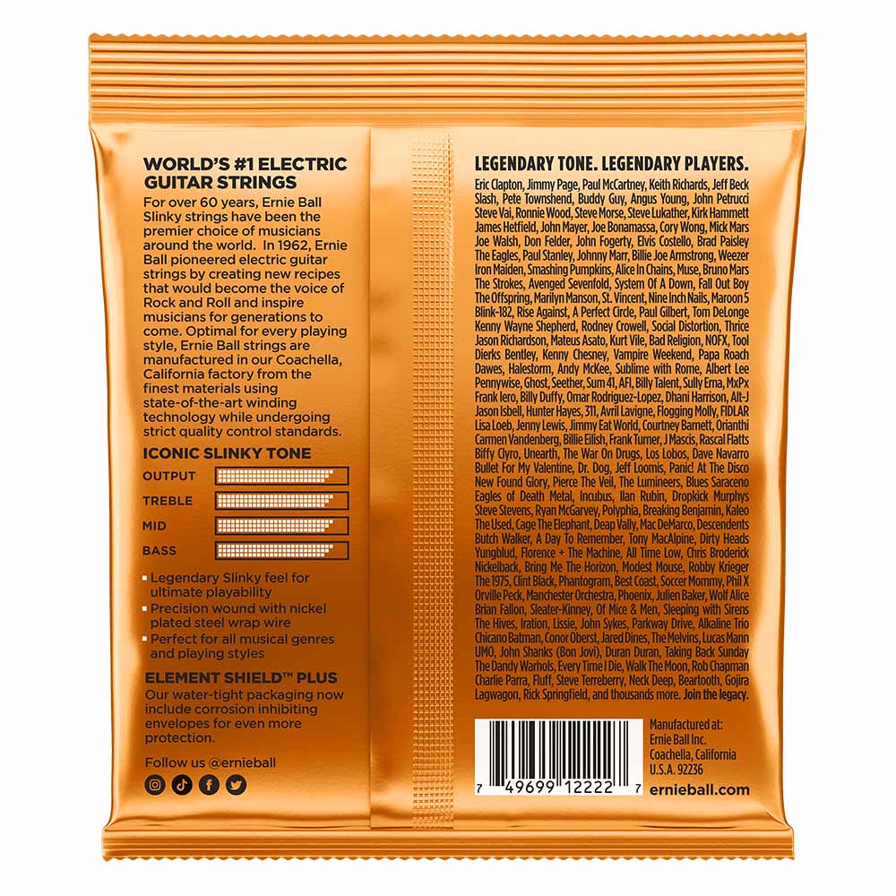 Ernie Ball Hybrid Slinky Nickel Wound Electric Guitar Strings 9-46G-accessories-Ernie Ball-Hermes Music